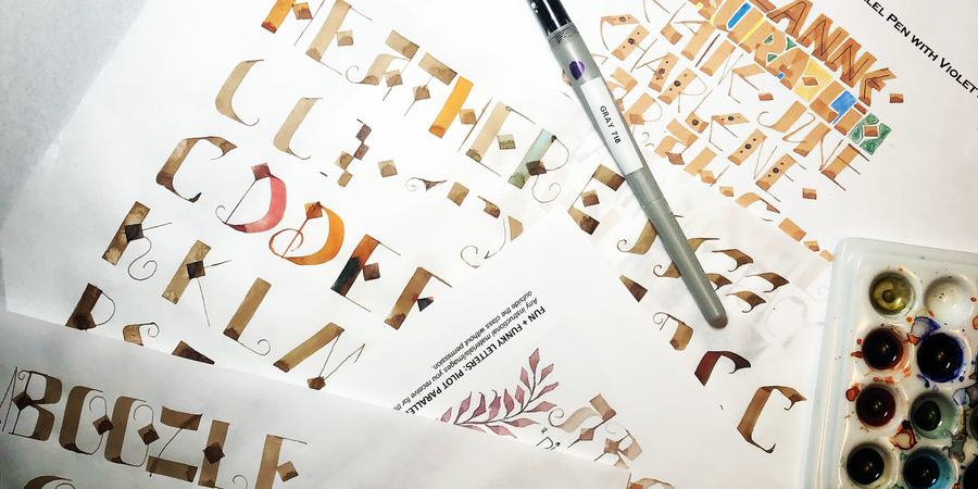 Fun and Funky Letters with Violet Smythe promotional image