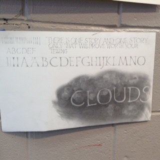 Displayed work at Amity Erwin Parks' workshop 'A sharp pencil and a keen eye'