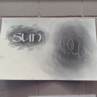 Displayed work at Amity Erwin Parks' workshop 'A sharp pencil and a keen eye'