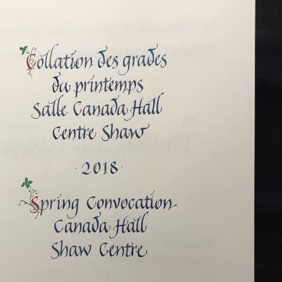 University of Ottawa Golden Book