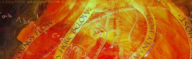 Artwork by founding member Heather Mallett commissioned by St. Andrew's Presbyterian Church in Ottawa